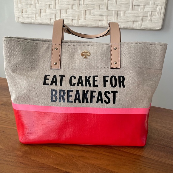 Kate Spade Eat Cake For Breakfast France’s Tote - Picture 1 of 13